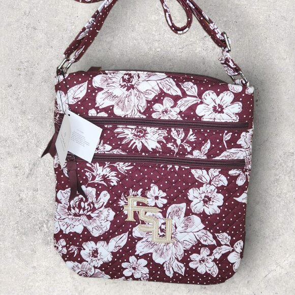 Vera Bradley Collegiate Crossbody - Florida State University - NWT - FSU - Picture 1 of 8